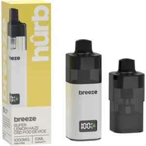 Hurb Breeze CBD +CBG Pod + Device 1000MG 10ML
