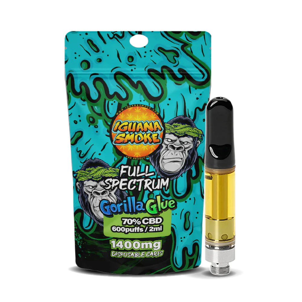 Iguana Smoke 510 CBD Vape Cartridges 2ml 1400mg - Image 5