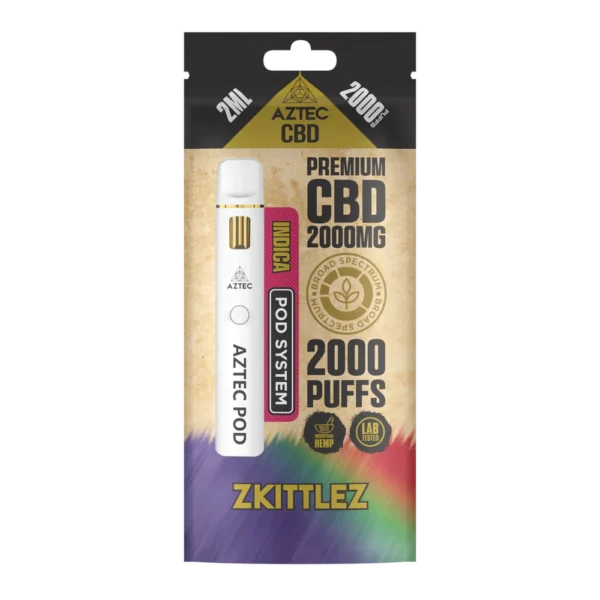 Aztec Cbd Aztec CBD Premium CBD Pod System 2000mg 2ml - The Cali Company
